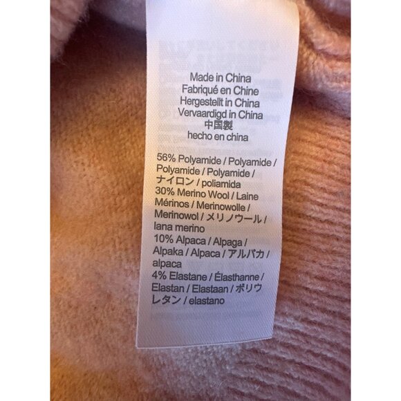 J.Crew Womens Pink Mock Neck Sweater S Wool Blend Preppy - Picture 4 of 5